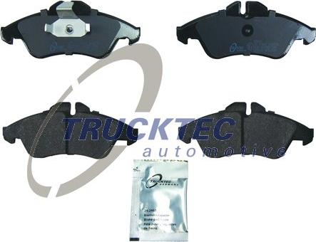 Trucktec Automotive 02.35.082 - Тормозные колодки, дисковые, комплект www.parts5.com