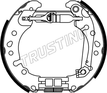 Trusting 653.0 - Set saboti frana www.parts5.com