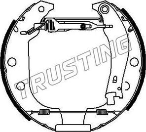 Trusting 615.1 - Σετ σιαγόνων φρένων www.parts5.com