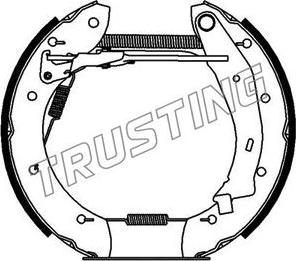 Trusting 618.0 - Brake Shoe Set parts5.com