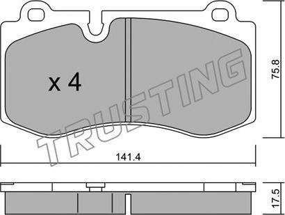 Trusting 685.0 - Jarrupala, levyjarru www.parts5.com