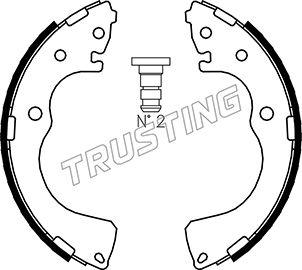 Trusting 049.152 - Brake Shoe Set www.parts5.com