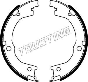 Trusting 049.165 - Комплект спирачна челюст, ръчна спирачка www.parts5.com