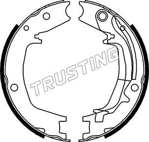 Trusting 046.215Y - Brake Shoe Set, parking brake www.parts5.com