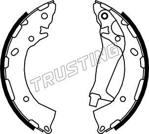 Trusting 046.225 - Brake Shoe Set www.parts5.com