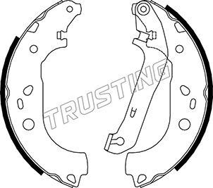 Trusting 040.155 - Brake Shoe Set www.parts5.com