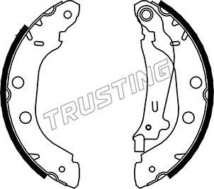 Trusting 088.226 - Brake Shoe Set parts5.com