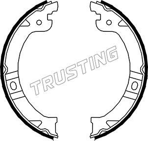 Trusting 023.002 - Set saboti frana, frana de mana www.parts5.com