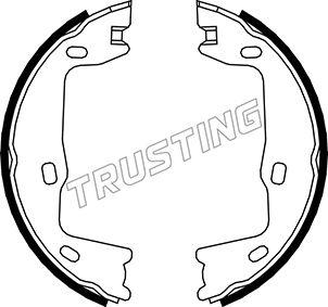 Trusting 073.159 - Set saboti frana, frana de mana www.parts5.com