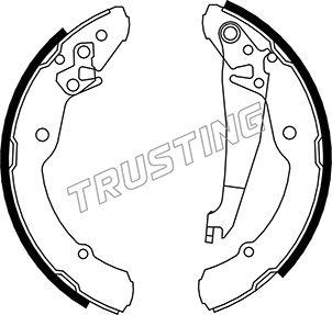 Trusting 106.219 - Brake Shoe Set parts5.com