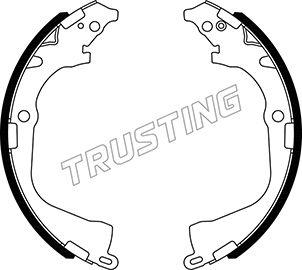 Trusting 124.290 - Brake Shoe Set www.parts5.com