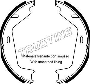 Trusting 127.275 - Комплект тормозов, ручник, парковка www.parts5.com