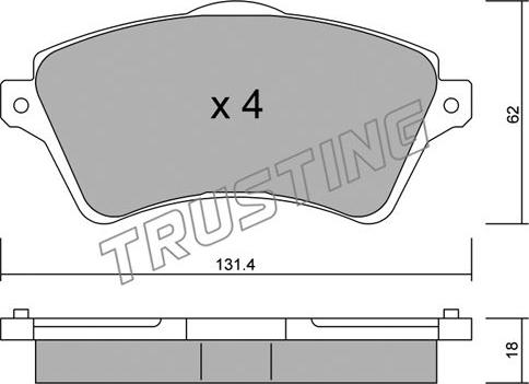 Trusting 358.0 - Jarrupala, levyjarru www.parts5.com