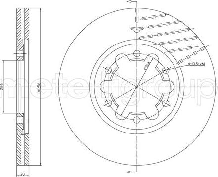 Trusting DF434 - Disc frana www.parts5.com