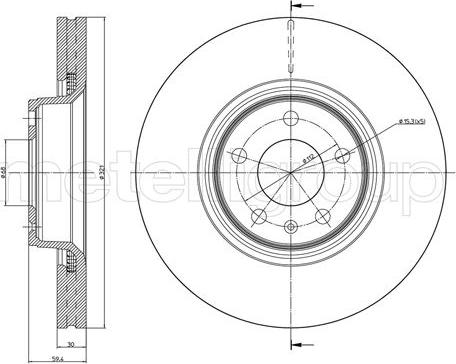 Trusting DF070 - Brake Disc www.parts5.com