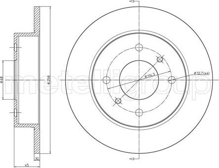 Trusting DF195 - Brake Disc www.parts5.com