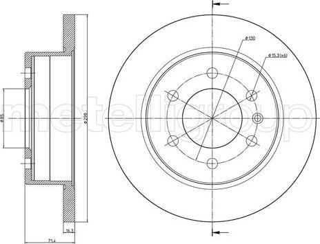 Trusting DF1131 - Disc frana www.parts5.com