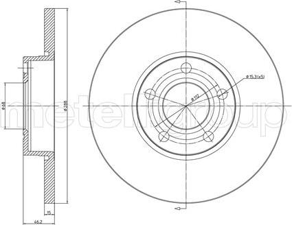 Trusting DF137 - Disc frana www.parts5.com