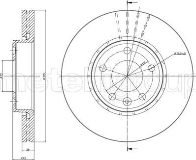 Trusting DF819 - Féktárcsa www.parts5.com