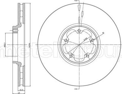 Trusting DF810 - Brake Disc www.parts5.com