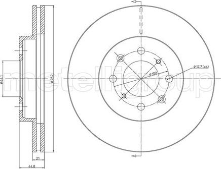 Trusting DF300 - Disco de freno www.parts5.com