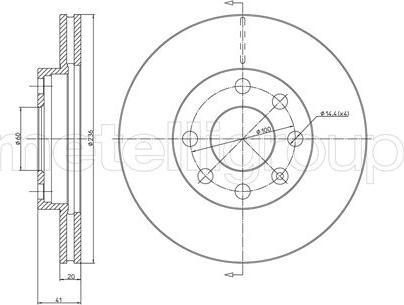 Trusting DF240 - Zavorni kolut www.parts5.com