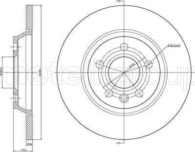 Trusting DF766 - Disc frana www.parts5.com