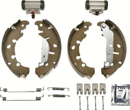 TRW BK2633 - Brake Shoe Set www.parts5.com