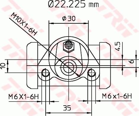 TRW BWB111 - Wheel Brake Cylinder www.parts5.com