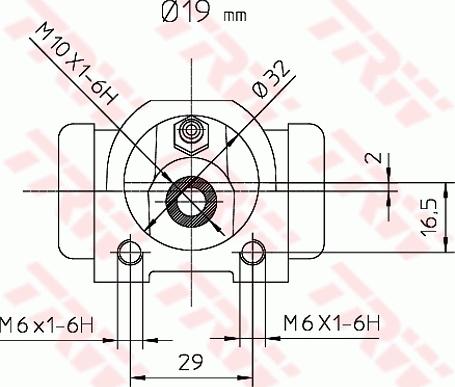 TRW BWD302 - Wheel Brake Cylinder www.parts5.com