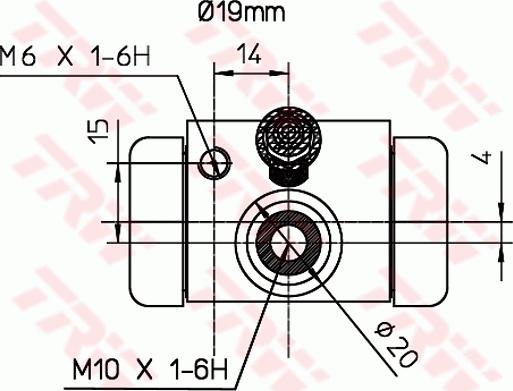 TRW BWD316 - Wheel Brake Cylinder www.parts5.com