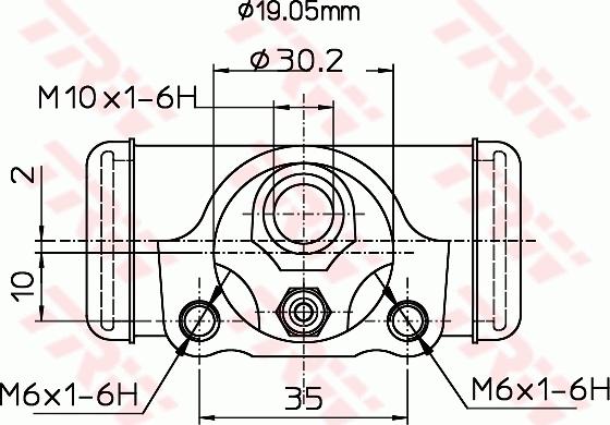 TRW BWD337 - Wheel Brake Cylinder www.parts5.com