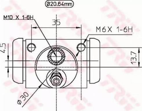 TRW BWF321 - Wheel Brake Cylinder www.parts5.com