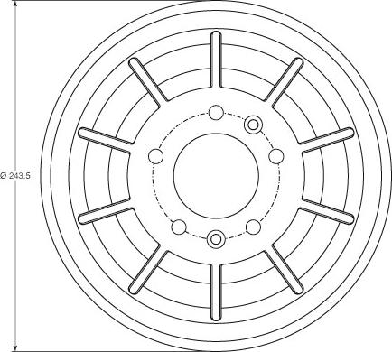 TRW DB4405 - Brake Drum www.parts5.com