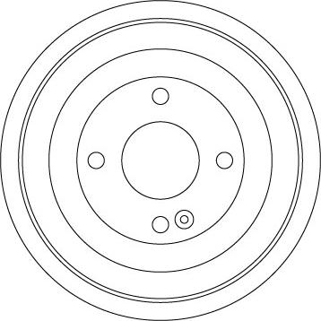 TRW DB4552 - Тормозной барабан www.parts5.com