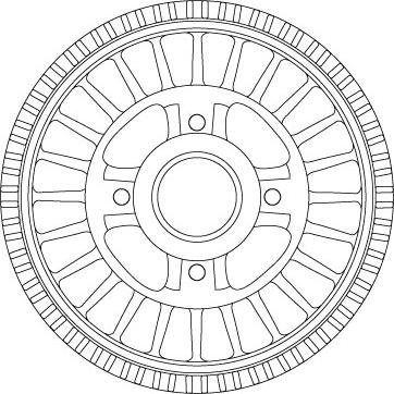 TRW DB4557MR - Brake Drum www.parts5.com