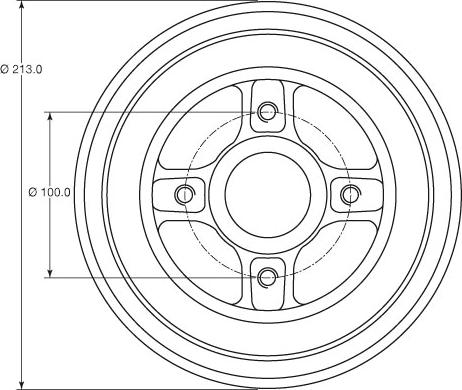 TRW DB4363MR - Тормозной барабан www.parts5.com