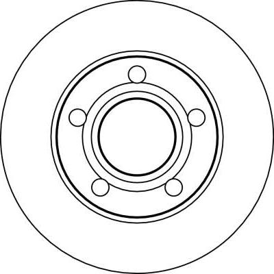 TRW DF4026 - Tarcza hamulcowa www.parts5.com