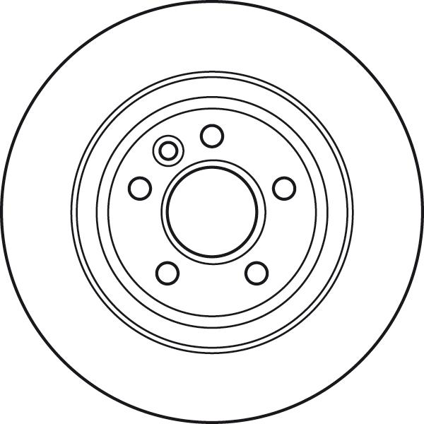 TRW DF4844 - Brzdový kotouč www.parts5.com