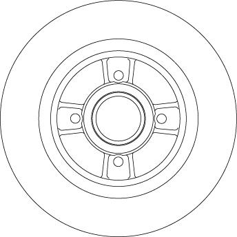 TRW DF4272BS - Kočni disk www.parts5.com