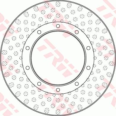 TRW DF5010S - Kočioni disk www.parts5.com