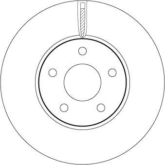 TRW DF6975 - Brake Disc parts5.com