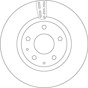 TRW DF6575 - Zavorni kolut www.parts5.com