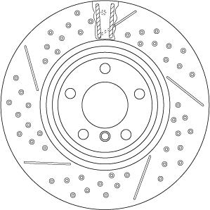 TRW DF6606S - Brake Disc parts5.com