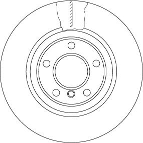 TRW DF6616S - Disco de freno www.parts5.com