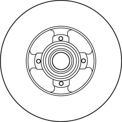 TRW DF6128BS - Kočioni disk www.parts5.com