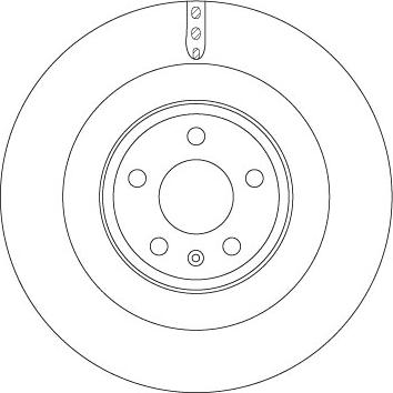 TRW DF6343S - Brzdový kotouč www.parts5.com