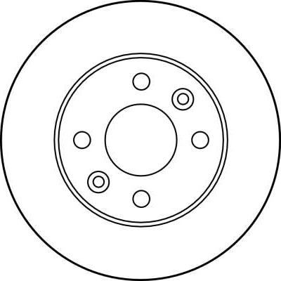 TRW DF1016 - Тормозной диск www.parts5.com