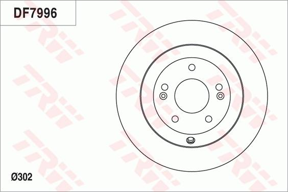 TRW DF7996 - Brake Disc www.parts5.com