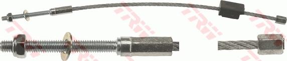 TRW GCH550 - Cable, parking brake www.parts5.com